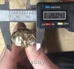 10K Solid Gold Skull Ring weight range 13-16 grams