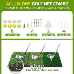 10x7ft Golf Net Golf Hitting Practice Nets for Backyard Driving Real Balls