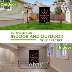 10x7ft Golf Net Golf Hitting Practice Nets for Backyard Driving Real Balls