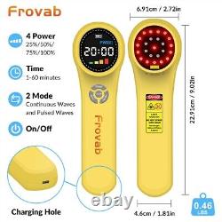 1760mWithClass 4 Cold Laser Treatment for Pain and Inflammation, 660/810/980nm