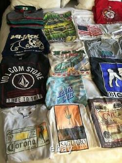 19 Lot Vintage Graphic T Shirt Bundle Men Range Men S 3XL Lot 80's 90's Y2K