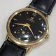 1947 Omega Automatic Bumper Mens Vintage Watch Cal 342 32mm Black Dial Serviced