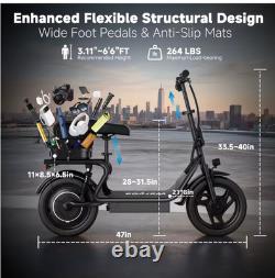 2026 New 500W 14inch Electric Bicycle with Box 10.4AH Battery 28Miles Max Range