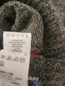 $228 RARE Bunker Mentality Golf Lambs Wool Range Jacket Men's L Colorblock Logo