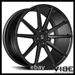 24 Koko Kuture Le Mans Black Concave Wheels Rims Fits Range Rover Hse Sport