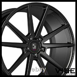 24 Koko Kuture Le Mans Black Concave Wheels Rims Fits Range Rover Hse Sport