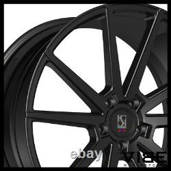 24 Koko Kuture Le Mans Black Concave Wheels Rims Fits Range Rover Hse Sport