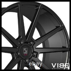 24 Koko Kuture Le Mans Black Concave Wheels Rims Fits Range Rover Hse Sport