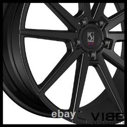 24 Koko Kuture Le Mans Black Concave Wheels Rims Fits Range Rover Hse Sport