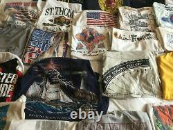 29 Lot Vintage Graphic T Shirt Bundle Men Range S 3XL Lot 80's 90's Y2K