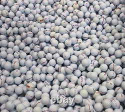 300 White Floating Limited Flight with Red Stripe Range Balls 5A/4A/3A Condition