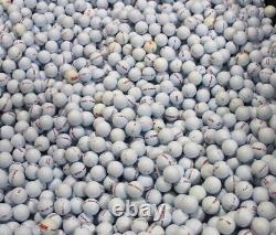 300 White Floating Limited Flight with Red Stripe Range Balls 5A/4A/3A Condition