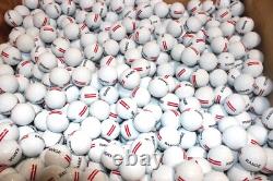 300 White Floating Limited Flight with Red Stripe Range Balls 5A/4A Condition