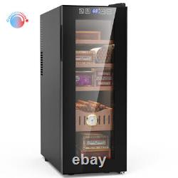 35L Electric Humidor Cooler Cabinet 250 Counts with Cooling and Heating Control