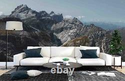 3D Bare Mountain Range Wallpaper Wall Mural Removable Self-adhesive Sticker9002