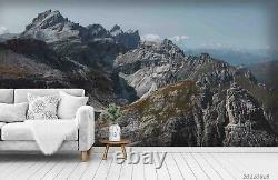 3D Bare Mountain Range Wallpaper Wall Mural Removable Self-adhesive Sticker9002