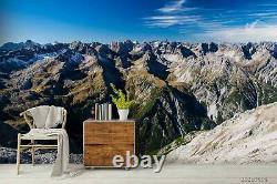 3D Landscape Mountain Range Self-adhesive Removeable Wallpaper Wall Mural 2232