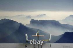 3D Mountain Range Mist Self-adhesive Removeable Wallpaper Wall Mural 885