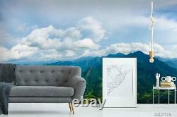 3D Mountain Range Sky Self-adhesive Removeable Wallpaper Wall Mural 2353