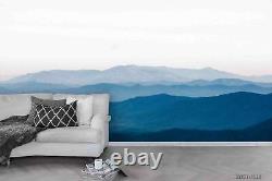 3D Mountain Range Sky Self-dhesive Removeable Wallpaper Wall Mural 608