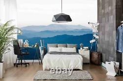 3D Mountain Range Sky Self-dhesive Removeable Wallpaper Wall Mural 608