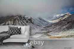 3D Snow Mountain Range Self-adhesive Removeable Wallpaper Wall Mural 1623