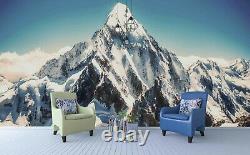 3D Snow Mountain Range Wallpaper Wall Mural Self-adhesive Removeable 31