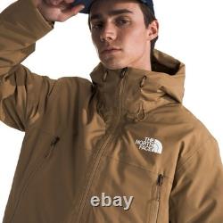 $400 The North Face Men's Mountain Range Down Parka Jacket Utility Brown Small
