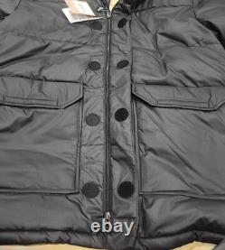 $450 NWT The North Face Men's 77 Brooks Range Parka Down Coat Black Tan Size XL