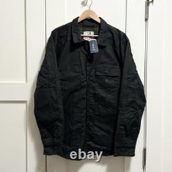 $450 Roark x Wrangler Out of Range Maverick Chore Coat Jacket Black XL Waxed Tin