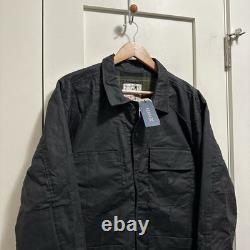 $450 Roark x Wrangler Out of Range Maverick Chore Coat Jacket Black XL Waxed Tin