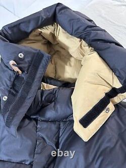 $450 The North Face 77 Brooks Range Parka Black Antelope Tan Mens NWT Coat Sz L