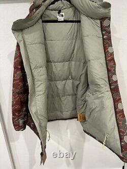 $460 THE NORTH FACE Mens 77 Brooks Range Parka Jacket Glacier Print Dark Camo XL