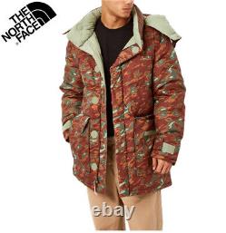 $460 The North Face Parka 77' Brooks Range Dark Oak Camo Puffer Hooded Jacket