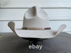 4X Vintage Antique Stetson Rugged Old West Cowboy Hat 7 Rodeo Open Range 56cm