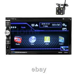 6.95 2 Din Car Touch Screen MP5 Player Stereo Radio DVD +Rear Camera Hands-free