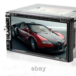 6.95 2 Din Car Touch Screen MP5 Player Stereo Radio DVD +Rear Camera Hands-free