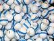 900 Premium Assorted Blue Striped White Range Practice Golf Balls Top Quality