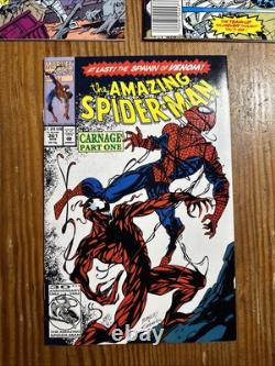 AMAZING SPIDER MAN #359 #360 #361 Marvel 1992 1st CARNAGE Cameo/App FN-NM Range