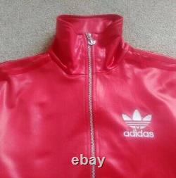 Adidas Originals Range CHILE62 from 2010 wet look tracksuit top jacket
