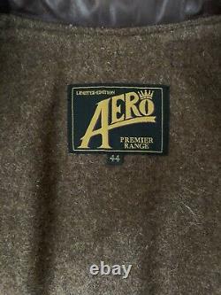 Aero Leather Premier Range Work Coat Brown Size 44