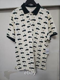 Aime Leon Dore Sport Utility Range Rover Cream Polo Men's SZ XL NEW FLAWS