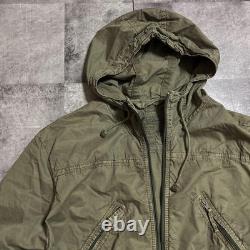American Eagle Military Zip-up Hoodie Green C-Range Used