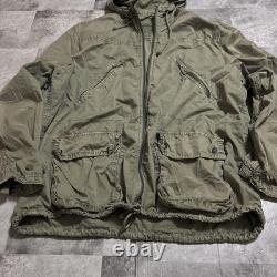 American Eagle Military Zip-up Hoodie Green C-Range Used