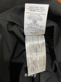Arcteryx Veilance Range IS Jacket Size S Black Bomber Jacket