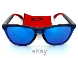 Authentic Oakley Frogskins Range OO9284-2155 Navy Prizm Sapphire Team USA