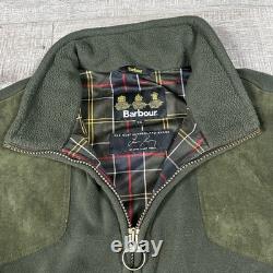 Barbour Dunmoor Gilet Olive Green Fleece Vest Northumberland Range Sz XXL