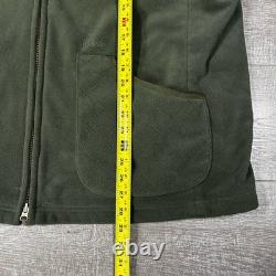 Barbour Dunmoor Gilet Olive Green Fleece Vest Northumberland Range Sz XXL