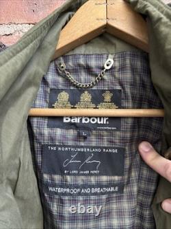 Barbour Men's Jacket, Sz Large, Northumberland Range, Lord James Percy
