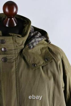 Barbour Northumberland Range Classic Hooded Jacket Size XL